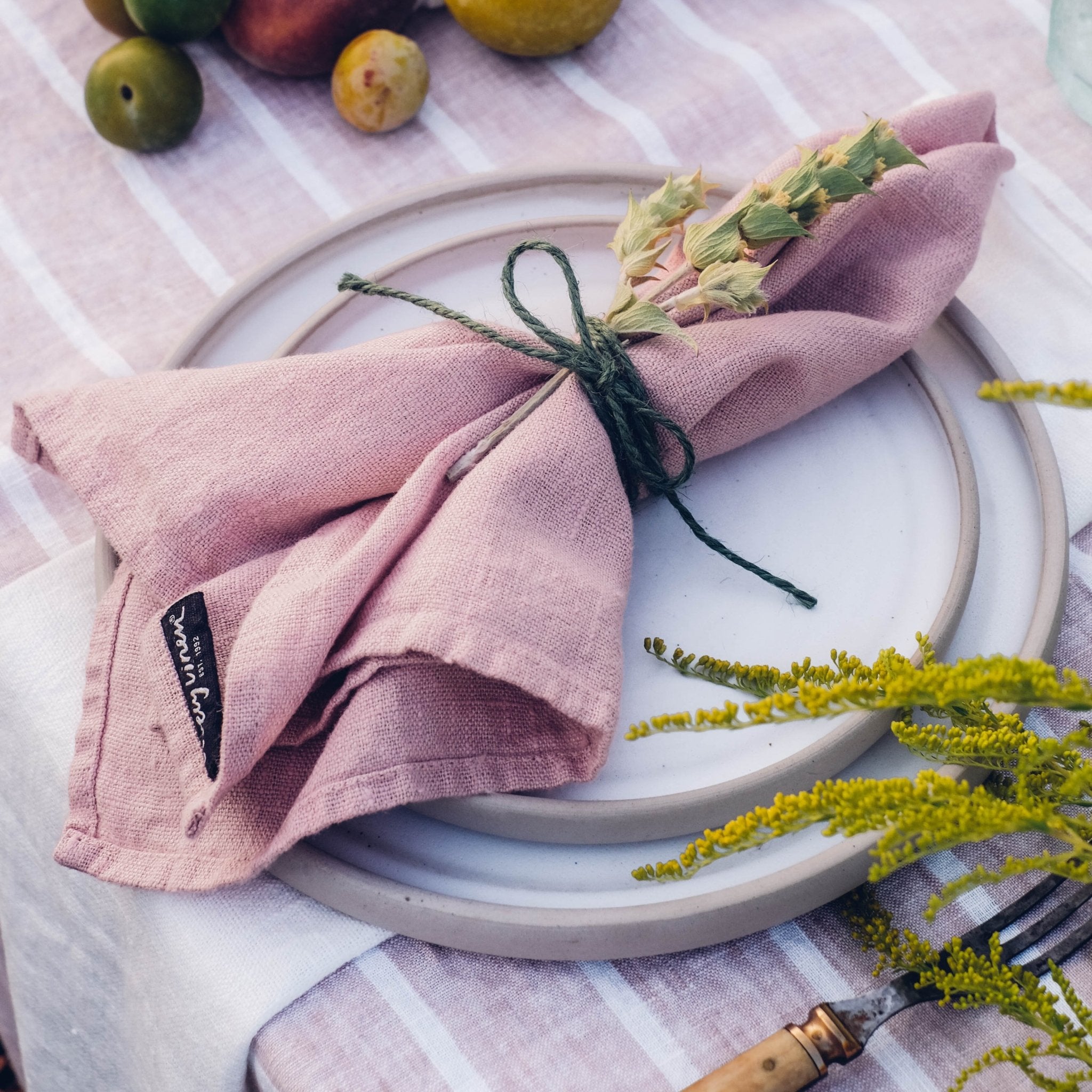 Why we think linen makes the best napkins - THE FOX FOUNDRY